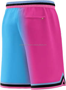 Short de basket-ball en maille unisexe avec poches imprimé Sportswear Gym Running Training Shorts Plus Size Summer Athletic Shorts Logo - Product Image 3