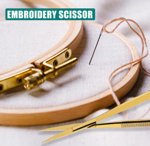 Mecanismo de tijeras de resorte de puntas puntiagudas superventas, cerraduras delicadas para recortar pelos sueltos, cuchillas rectas de acero inoxidable - Product Image 6