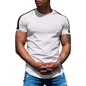 Design personnalisé pour hommes séchage rapide été décontracté entraînement T-Shirt sport à manches courtes avec ajustement serré - Product Image 3
