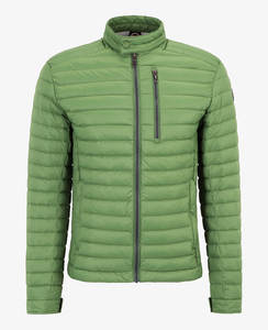 Chaqueta acolchada de lona a la moda para hombre con capucha abrigo de invierno ligero, cálido e impermeable para uso informal y al aire libre - Product Image 3