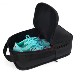 Bolsa para botas extra grande con divisor para pares de botas altas Costura reforzada Superficie resistente al agua y correa para el hombro - Product Image 6