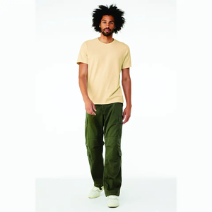 Haute qualité 240 GSM goutte épaule poids lourd t-shirt luxe blanc coton lourd personnalisé hommes T-Shirts - Product Image 4