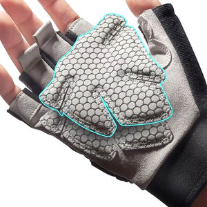 Gants de musculation pour adultes unisexes, de haute qualité, en cuir synthétique, compatibles avec les écrans tactiles, avec sangle de poignet réglable - Product Image 2