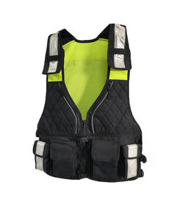 Gilet réfléchissant personnalisé vêtements de travail vêtements de sécurité de construction gilet de travail réfléchissant avec poche de logo de la société vietnamienne - Product Image 2