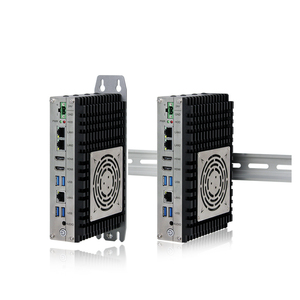 Mini Pc sin ventilador con Din-Rail Industrial Mini Pc con 12th Gen I5 CPU DDR5 8G Memoria Computadora industrial sin ventilador integrada - Product Image 1