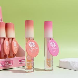 Aceite Labial Vegano Hidratante Miss Look Rose, Personalizable OEM ODM, Brillo Labial con Colgante, Venta al Por Mayor Directa de Fábrica - Product Image 1