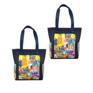 Bolsa de Mano Maurine de Alta Calidad, Estilo KLM, Minimalista, Moderna, Lona Resistente con Cierre de Cremallera, Fabricada en Indonesia para Uso Diario - Product Image 5