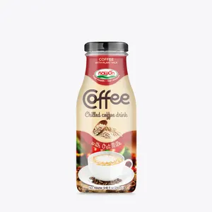 Instant Coffee 280ml NAWON Chilled Coffee Drink with Oat Milk Wholesale Price Vietnamese Beverage Manufacturer Coffee Packaging