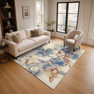 Tapis RUGS DEPOT LXDP-0239, vente en gros, multicolores, neutres, bohèmes, tribaux, imprimés numériquement, lavables en machine, en chenille, antidérapants - Product Image 2