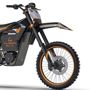 Venta de Motocicleta Eléctrica Todoterreno KUGOO WISH 03 con Motor en la Rueda Delantera, 95 km/h, 3000W, 72V, 70KM, con Control Remoto y Licencia - Product Image 3