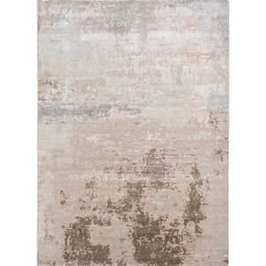 Uvenuti Abstract Pattern Beige & <b>Brown</b> Hand Knotted <b>Wool</b> & Bamboo Silk Rug for Home LRB-5004 - Product Image 1