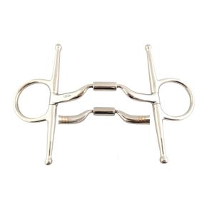 บิตคิวปริอุมแบบสองข้อต่อ ยี่ห้อ BRAND ZONE คุณภาพสูง ผลิตจากสแตนเลสสตีล พร้อมข้อต่อ KK อุปกรณ์เสริมสำหรับม้าขี่ - Product Image 5