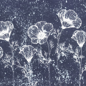 100% Mantel de algodón Tejido Textil para el hogar con diseños de impresión azul y beige 150X220 Cms 210gsm Hecho EN LA India - Product Image 2