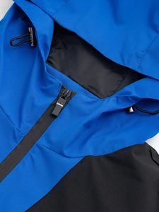 Blouson bomber vintage décontracté pour homme, fermeture éclair, col en V, imperméable pour l'automne et l'hiver - Product Image 6