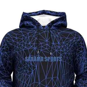 Prix de gros, sweats à capuche pour hommes en sublimation, haute qualité, vente chaude, grande taille, respirant, logo personnalisé sur le devant, meilleur sweat à capuche pour hommes - Product Image 5