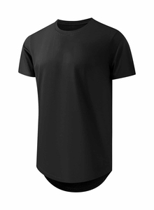 Camiseta Blanca Personalizada al por Mayor para Hombre, Estilo Hip Hop, Extra Larga, Básica - Product Image 5