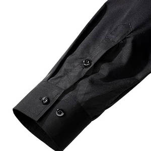 Button Up <b>Men</b> <b>Dress</b> Shirt With Classic Fit And Smooth Finish Soft Cotton Long Sleeve <b>Dress</b> Shirt For <b>Men</b> Business Style - Product Image 4