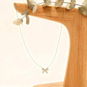 Collana da donna Sonateomber con catena placcata in oro e pendente geometrico con strass per il Ringraziamento e Natale - Product Image 2