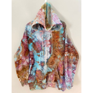 Sweat à capuche d'hiver pour hommes avec logo personnalisé-Vente en gros de haute qualité avec design tie-dye en polyester/coton - Product Image 6