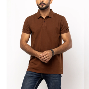 Polo pour homme de qualité supérieure, manches courtes, été, broderie, sublimation, anti-froissement, motif uni, tissu tricoté, Bangladesh - Product Image 1