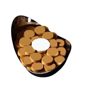 Bol à chocolat en métal argenté de haute qualité Design moderne bol de service à chocolat décoratif de mariage pour les fêtes et les événements en vente - Product Image 5