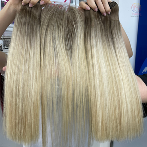 Extensions de Cheveux Raides Vietnamiens Double Standard de Super Qualité 50 Cm 100% Bundles de Cheveux Humains Bruts Non Transformés avec Fermeture 5X5 - Product Image 5