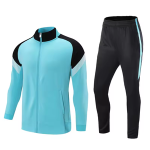 2024 แฟชั่นจ๊อกกิ้งสวมใส่สะท้อนแสงออกแบบใหม่โลโก้ที่กําหนดเองผ้าฝ้าย 100% คุณภาพสูงชุดฝึกซ้อมฟุตบอลสําหรับชาย - Product Image 1