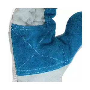 ถุงมือหนังวัวแคนาดาแบบแยกชิ้น ไซส์ XL สำหรับงานเชื่อม ป้องกันมือและแขน กันลื่นและระบายอากาศได้ดี - Product Image 2