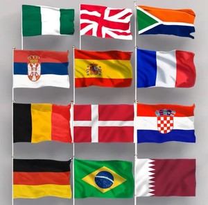 Bandera Personalizada Promocional <span class=keywords><strong>de</strong></span> Países del Mundo, Sin Pedido Mínimo, Insignia, Impresión Digital, Banderas Nacionales <span class=keywords><strong>de</strong></span> Poliéster Baratas para el Día Nacional - Product Image 5