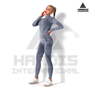 Conjunto deportivo de yoga sin costuras para chicas, ropa deportiva, conjunto de Yoga de alta elasticidad para mujeres, sujetador de gimnasio alto y conjunto de mallas de yoga transpirables - Product Image 2