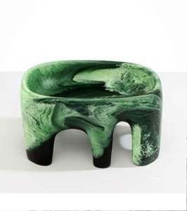 Bol et plat de service en résine d'articles de luxe - Passe au lave-vaisselle, design moderne européen personnalisable pour la maison, fabriqué en Inde - Product Image 6