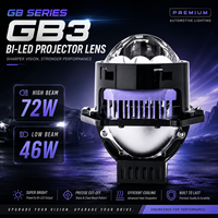 Projecteur LED 3 pouces, laser H4, phares de voiture LED, rénovation RHD LHD, lentille de projecteur Bi-LED 3.0, mise à niveau des éclairages automobiles