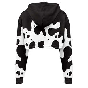 เสื้อครอปฮู้ดดี้ลำลองคุณภาพสูงสำหรับผู้หญิง ราคาสมเหตุสมผล เสื้อครอปฮู้ดดี้ขายดี - Product Image 3