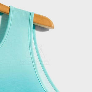 Camiseta sin mangas de entrenamiento para hombre de talla grande hecha a medida, ropa de gimnasio tejida transpirable, camiseta sin mangas informal de talla grande para hombre - Product Image 5