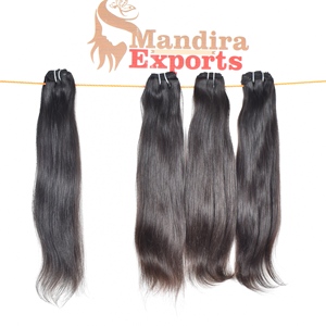 Vendeur d'extensions de cheveux vierges raides de couleur noire naturelle à double trame à cuticule alignée Cheveux humains de temple vietnamien bruts - Product Image 4