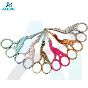 ALMAC Vintage Bird Design Mini ciseaux de tailleur en acier inoxydable Ciseaux manuels artistiques portables - Product Image 1