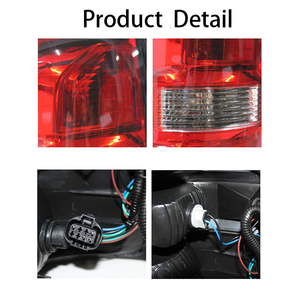 Énorme fabricant feux arrière à LED à lentille rouge 2014-2018 GMC Sierra 1500 2500 3500 pièces de véhicule accessoires paire feux arrière - Product Image 5