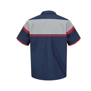 New Summer Short Sleeve Shirt Striped Plaid Men's Shirts Casual Workwear <b>Polo</b> Shirts Contrast Color - Product Image 5