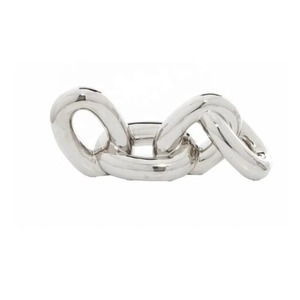 Figurine de Table de Style Bole Accent décoratif fini argent pour pièce maîtresse de table salon bureau Displ - Product Image 4