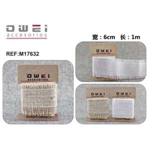 CINTURÓN DE LINO 6,0 CM * 1M1 2u/c Cintas de regalo de lino - Product Image 1