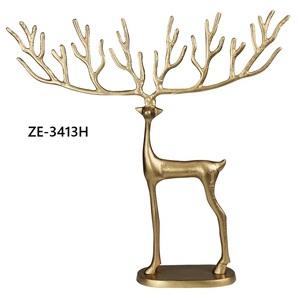 Sculpture d'intérieur en métal fait main, lion contemporain, décoration pour balcon et jardin, design moderne, Zahid Exports - Product Image 1