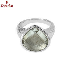 Anillo de plata de ley 925 con diseño elegante y piedra preciosa de calcedonia azul para hombre, fabricante mayorista, anillos en existencia - Product Image 4