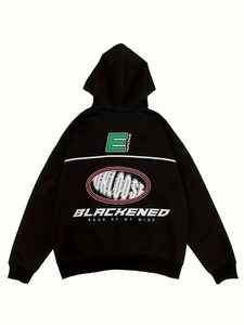 Sweats à capuche personnalisés sérigraphiés pour hommes Pull-over unisexe Sweat-shirt à capuche avec votre logo et étiquette personnalisée pour hommes Meilleur prix - Product Image 3