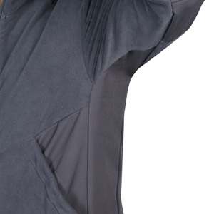 Veste de terrain à capuche pour homme, mi-saison, fermeture éclair, respirante, 100% polyester microfleece, anti-UV, séchage rapide, multi-poches, FROGMAN - Product Image 4