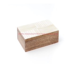 Mango <b>Wood</b> <b>Keepsake</b> <b>Box</b> Living Room Jewellery Organiser and Storage - Product Image 2