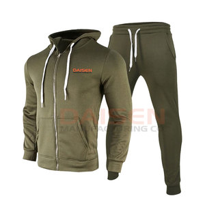 Service OEM, dernières tendances en matière de survêtements pour hommes, qualité supérieure, matériau durable, survêtements pour hommes avec fermeture éclair - Product Image 3