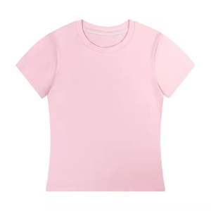 Camiseta Moderna para Mujer, Linda, con Estampado 3D, Ajustada, de Algodón Suave, Top de Moda Veraniega con Protección Anti-UV - Product Image 3
