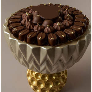 Support de bol à bonbons en argent antique fait à la main, moderne et luxueux, pour les fêtes de mariage - Product Image 6