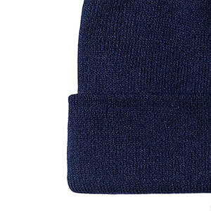 Gorro de Invierno de Punto Liso para Hombre y Mujer, Gorro de Calavera con Puño, Gorro de Invierno con Logotipo Personalizado - Product Image 3
