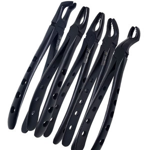Juego de 5 piezas de acero inoxidable de grado quirúrgico de alta calidad, pinzas de extracción dentales de agarre profundo precisas, Manual dentado - Product Image 3